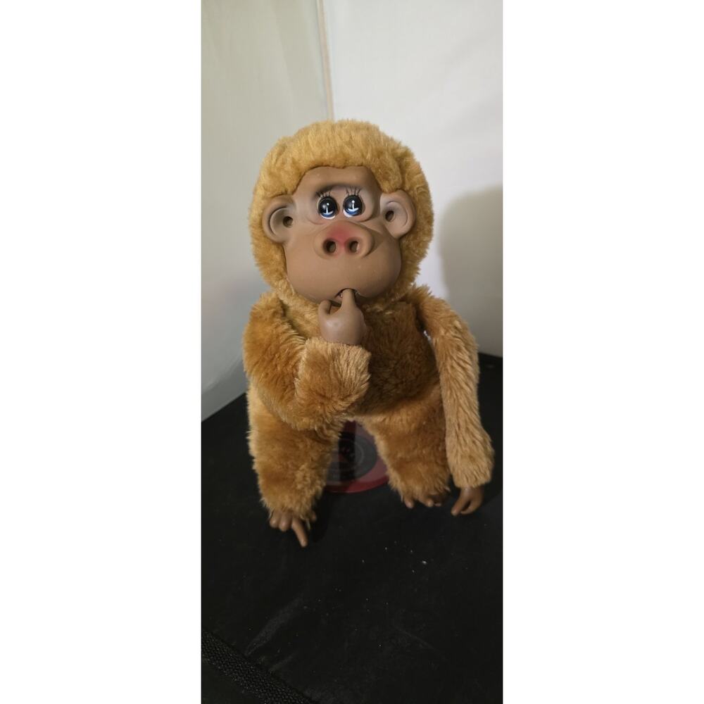 Vintage Plush Russ Berrie Monkey Rutherford III Sucks Thumb